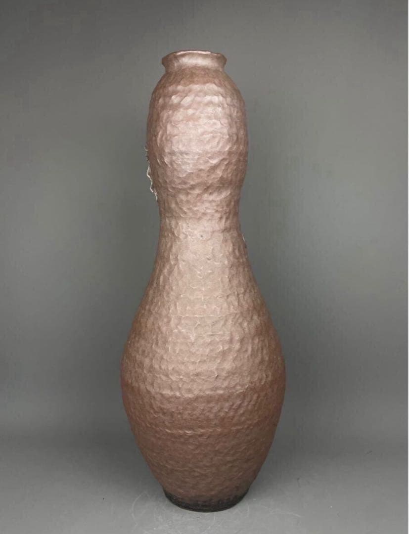 鍋島焼 名工 青山作 盛上釉彩瓢箪図 花瓶 飾壷 幾平 嘉秀 嘉仙 武右衛門