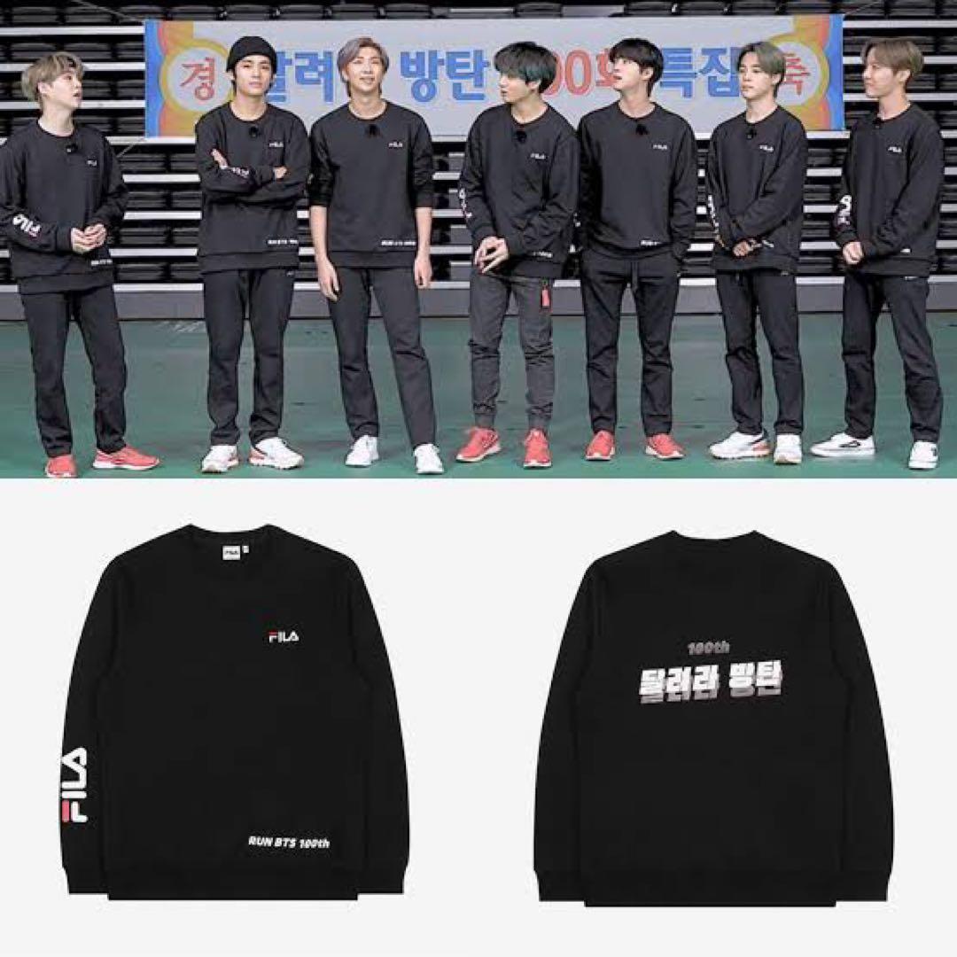 BTS 公式 Run FILA スウェット 限定特典 ヘアバンド 新品未開封