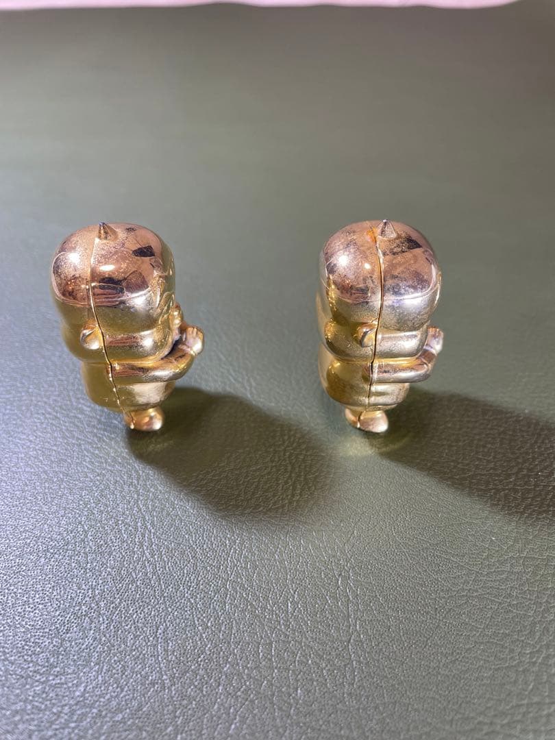 希少　おぼっちゃまくん　黄金像2体セット　小林よしのり
