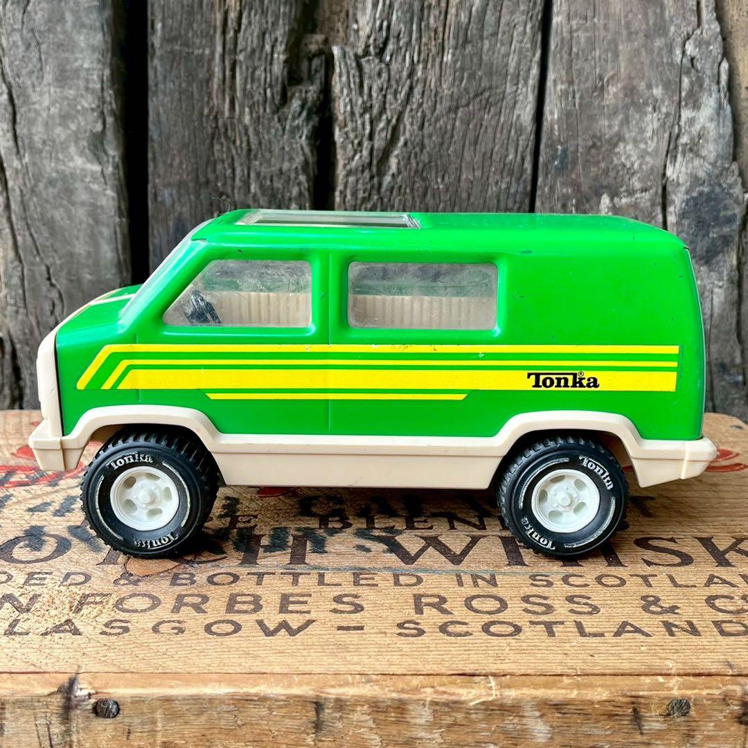 【USA vintage】トンカ　キャンパーヴァン ミニカー アメリカ