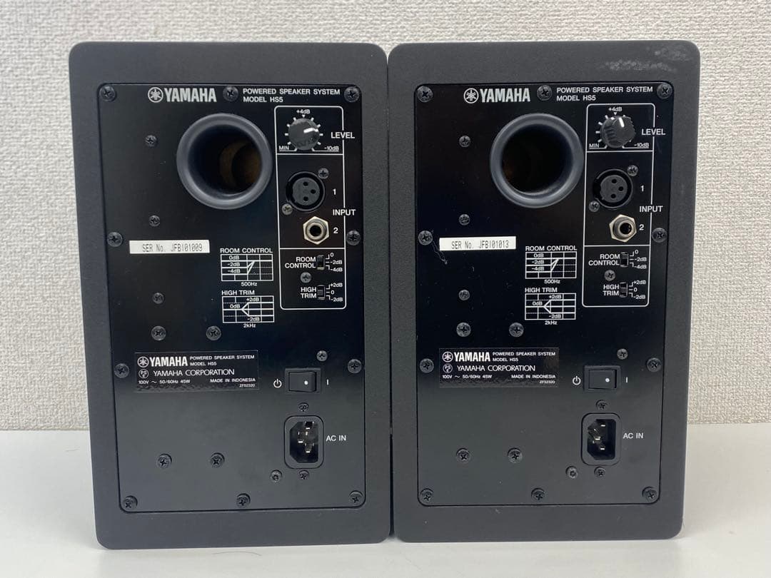 YAMAHA ヤマハ スタジオモニタースピーカー HS5 2個セット 箱付き