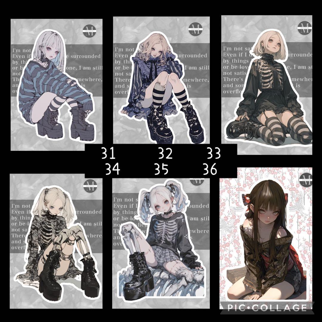 受付再開▶︎maniatelier/オリジナルステッカー