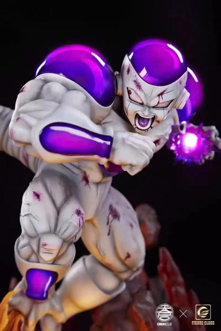 ドラゴンボール 超サイヤ人 VS フリーザ 彫刻フィギュア ガレージキット
