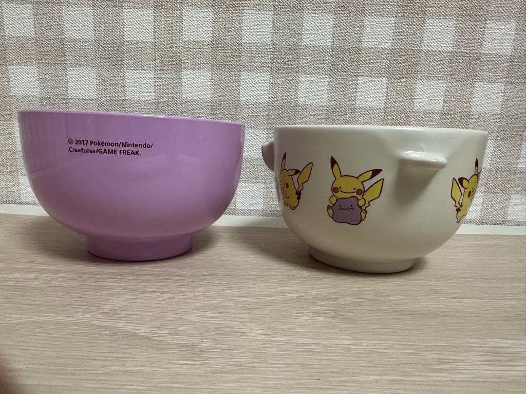 【レア】汁椀・茶碗セット　へんしん！メタモン