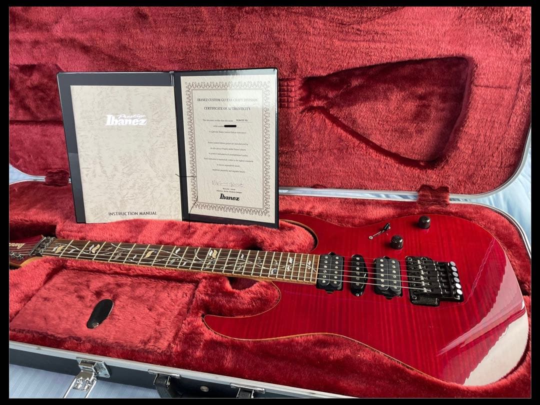 Ibanez j.custom RG8470-RS ハードケース付