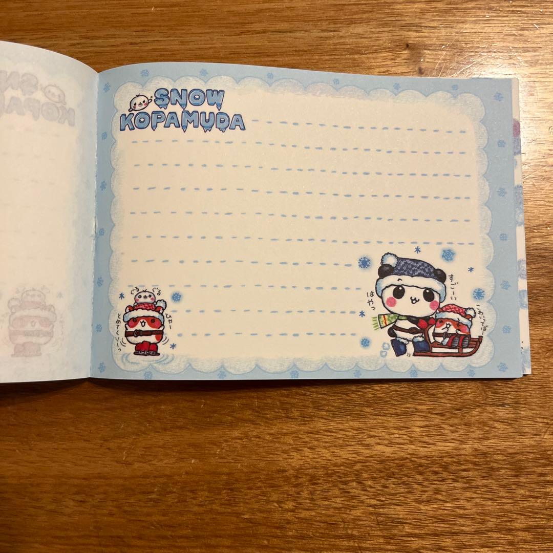 平成レトロ　メモ帳　クーリア　スノーこぱむだ