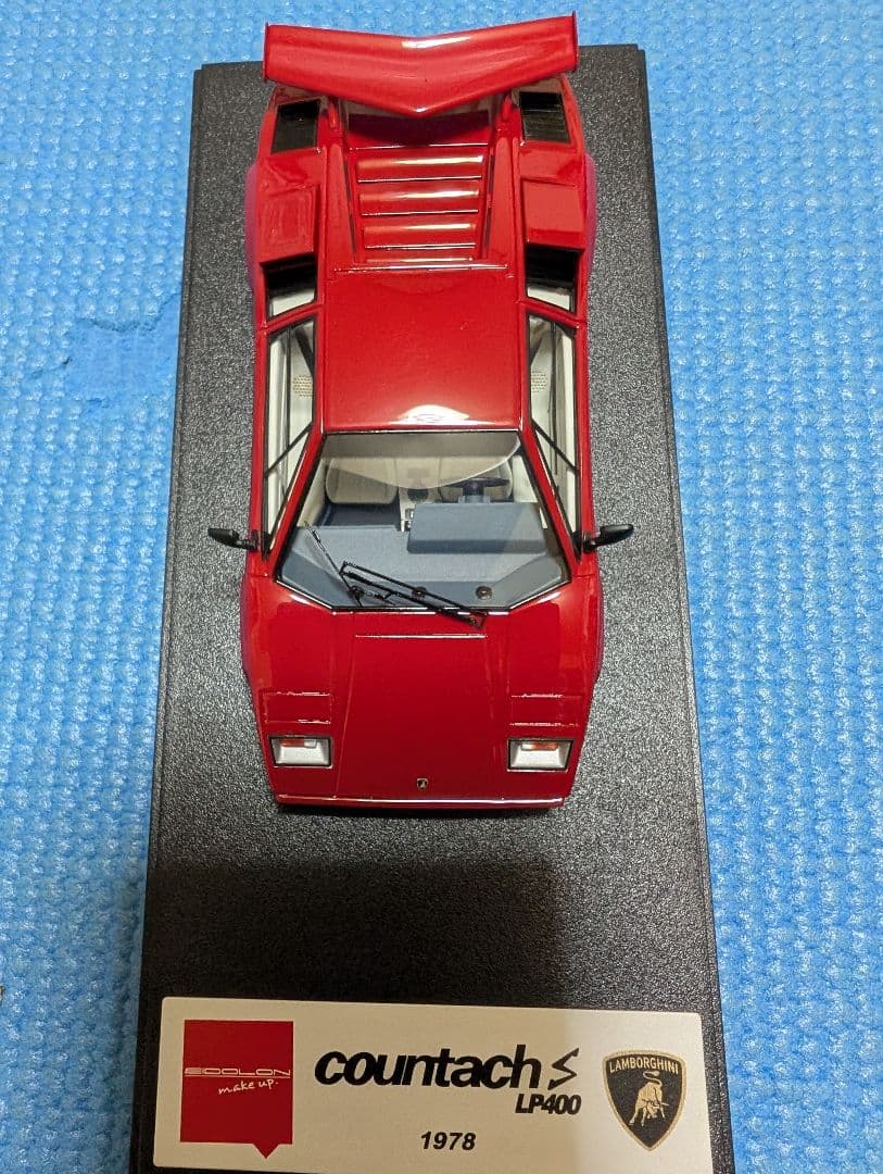 ランボルギーニカウンタック LP400 1978 赤　1/43ミニカー