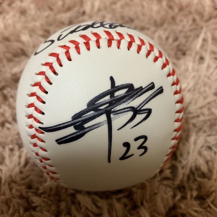 ヤクルトスワローズ 山田哲人 ルーキーイヤー 直筆サインボール