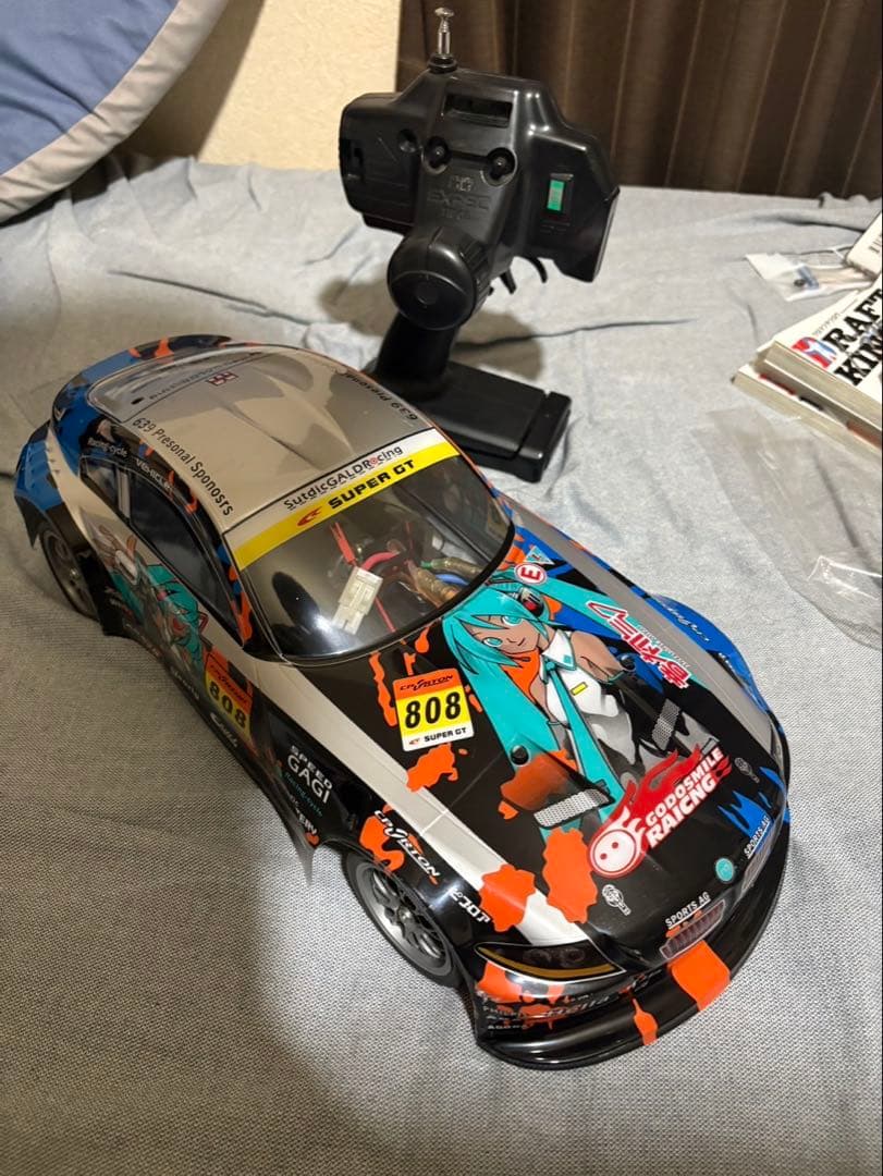 タミヤ ドリフト ラジコンセット　TT01 電飾  ボディ