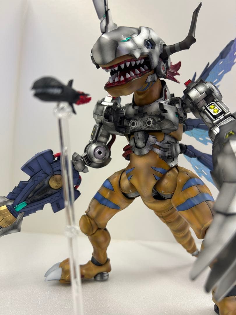 初売り ガンプラ全塗装完成品 デジモンメタルグレイモン