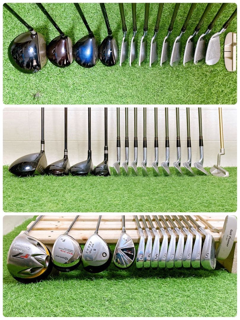 M1.テーラーメイド　初心者オススメ　ゴルフクラブ　メンズセット　右利き　14本