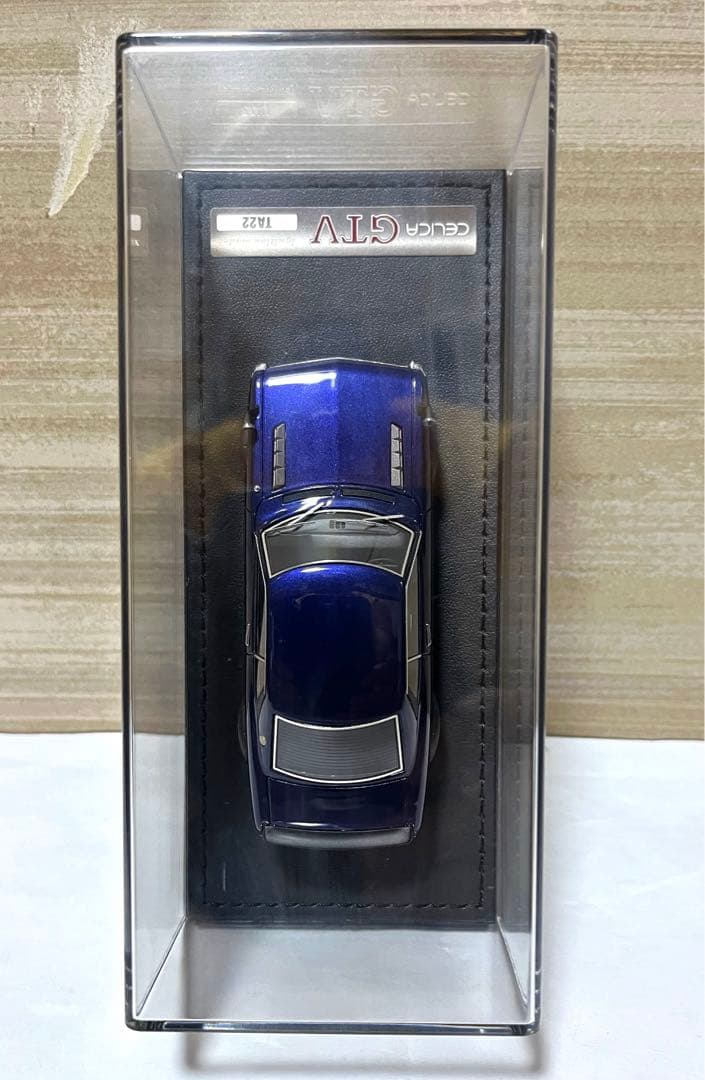 イグニッションモデル　1/43 トヨタ　セリカ　1600GTV パープル