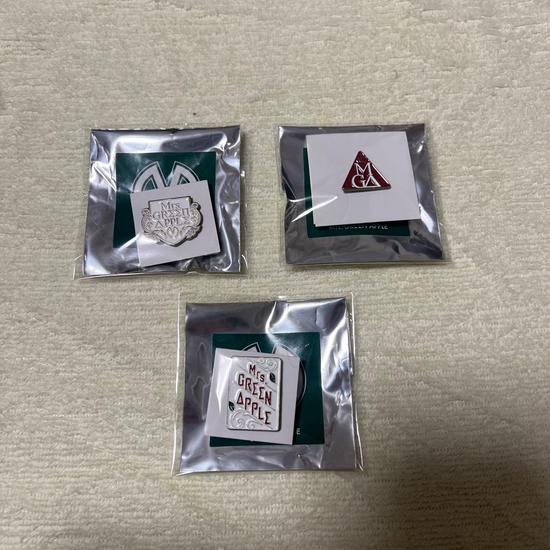 ミセスグリーンアップル ピンバッジ セット