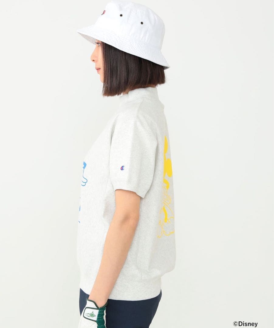 Champion × BEAMS GOLF Disney モックネックXL
