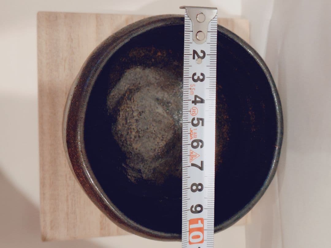 陶器 茶碗　楽焼　黒茶碗　黒色　桂窯