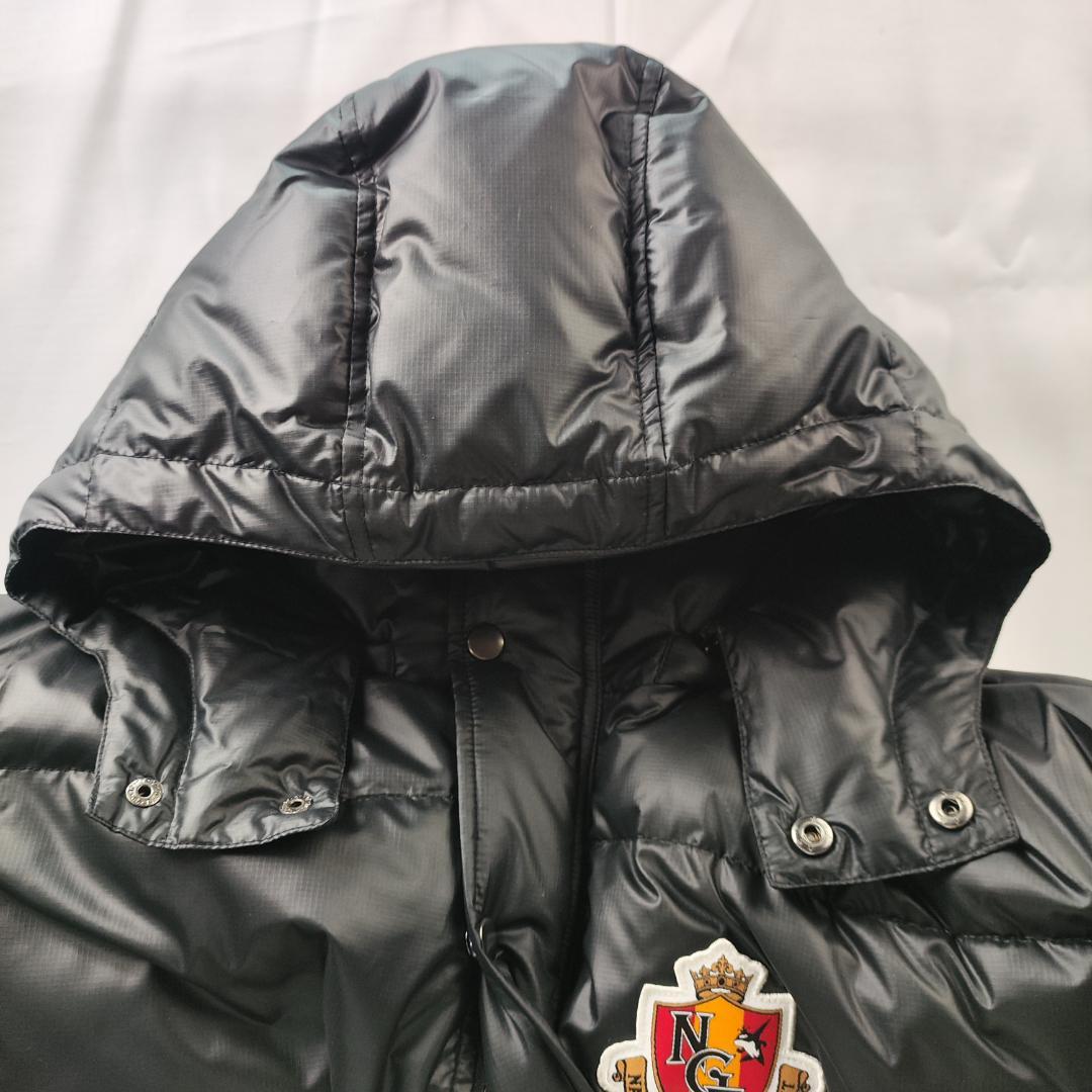 美品　名古屋グランパスエイト　ベンチコート　Jリーグオフィシャル　ダウン　黒　F