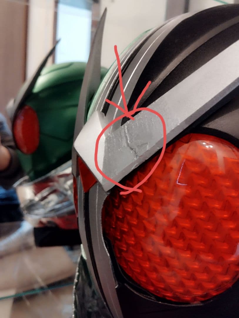 仮面ライダーW ダブル 1/1 マスク