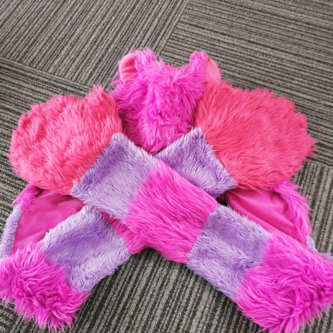 ディズニーランド　チェシャ猫　マフラーキャップ　レッグウォーマー　セット