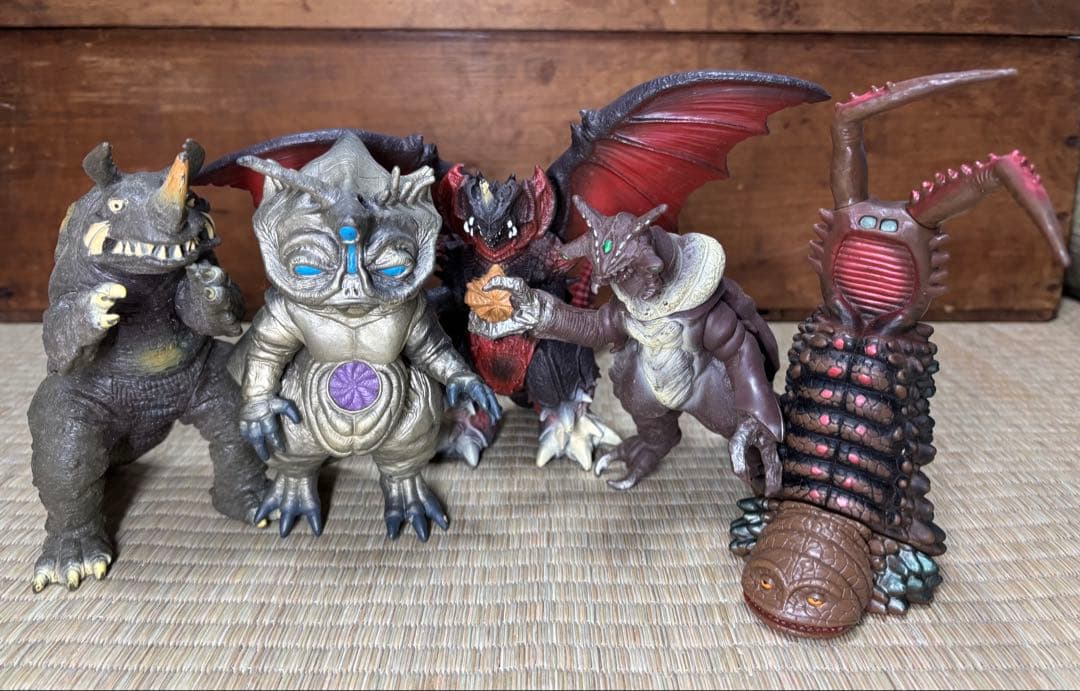 当時物 ウルトラマン 怪獣 ソフビ 22体 昭和/平成初期 フィギュア