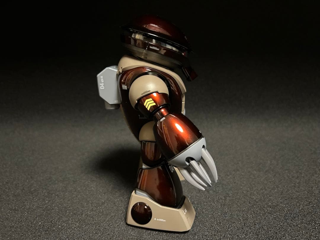 MGアッガイ　キャンディーグラデーション全塗装済み完成品　水転写デカール追加