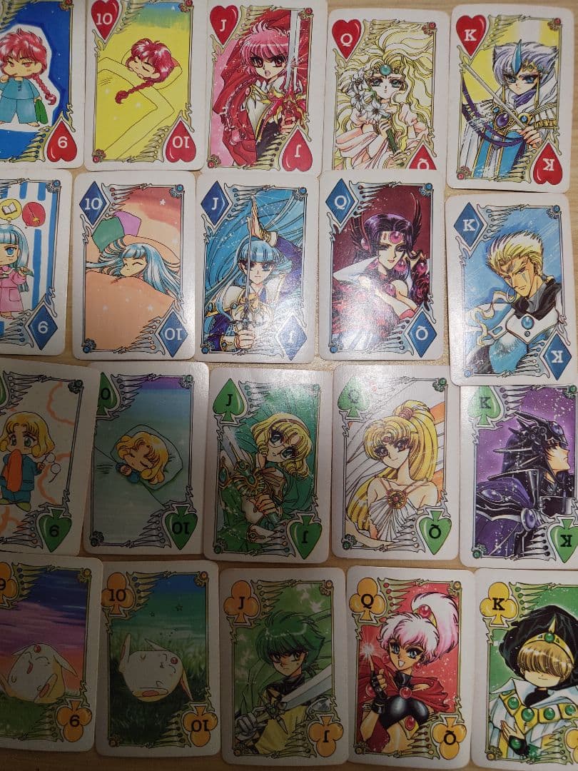 魔法騎士レイアース　トランプ　CLAMP　掲載当時雑誌ふろく　希少品　レアグッズ