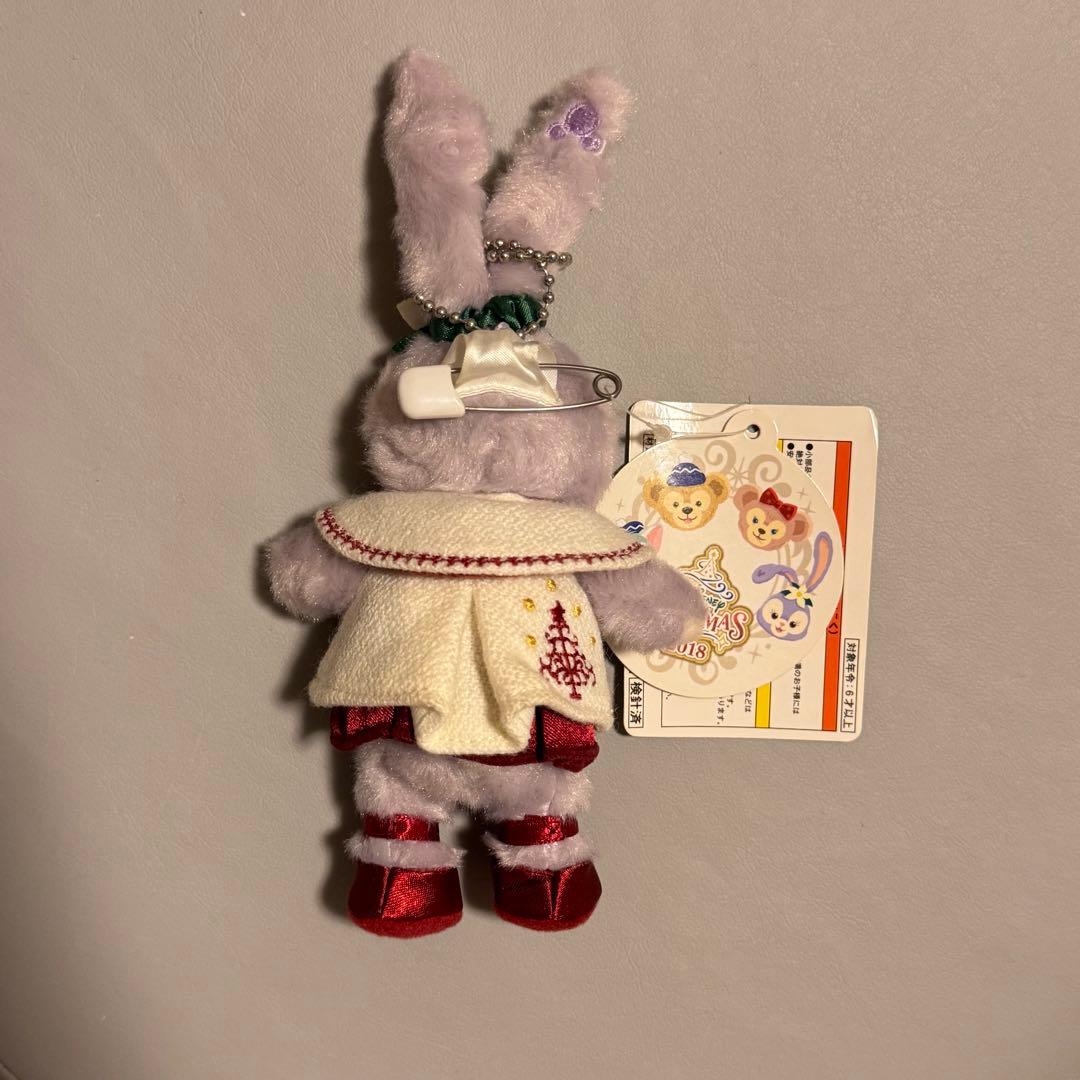 新品未使用 イッツクリスマスタイム ステラルー ディズニーシー ぬいぐるみバッチ