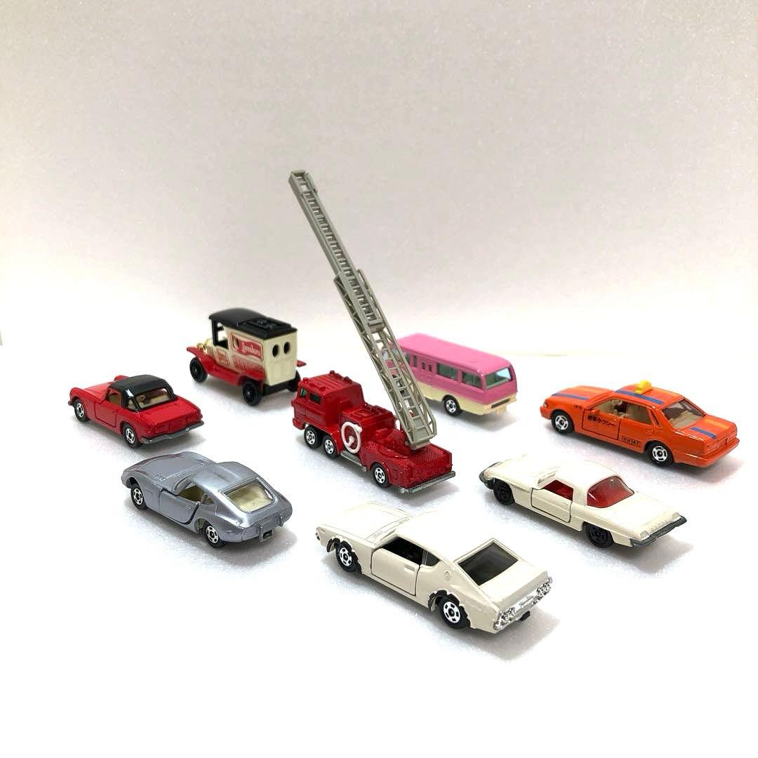 【トミカ・日本製・当時物】 【黒箱・青箱】8台・ ルース品・美品