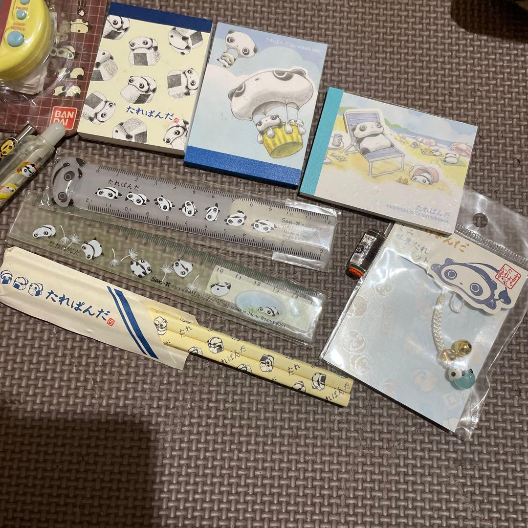 たれぱんだ　文具セット　ゲーム　たれぱずる　サンエックス　平成レトロ