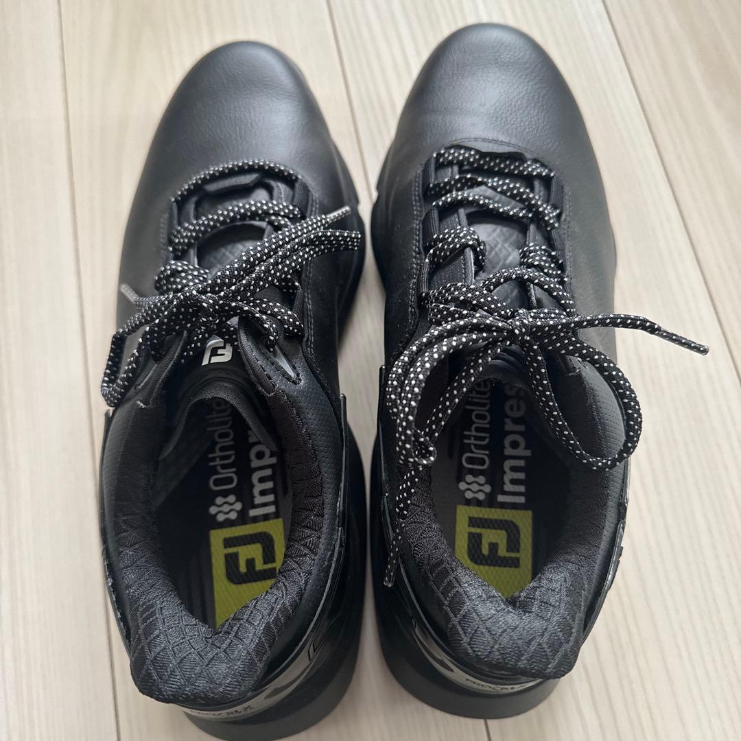 即決価格。プロSLXカーボンfootjoyゴルフシューズ ブラック8w