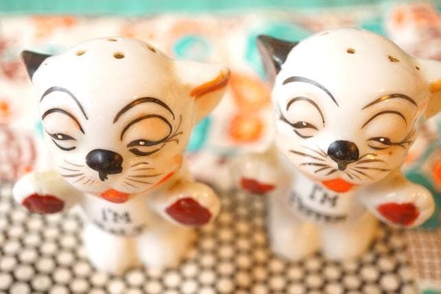 希少 40s 50s Vintage Bonzo Salt＆Pepper