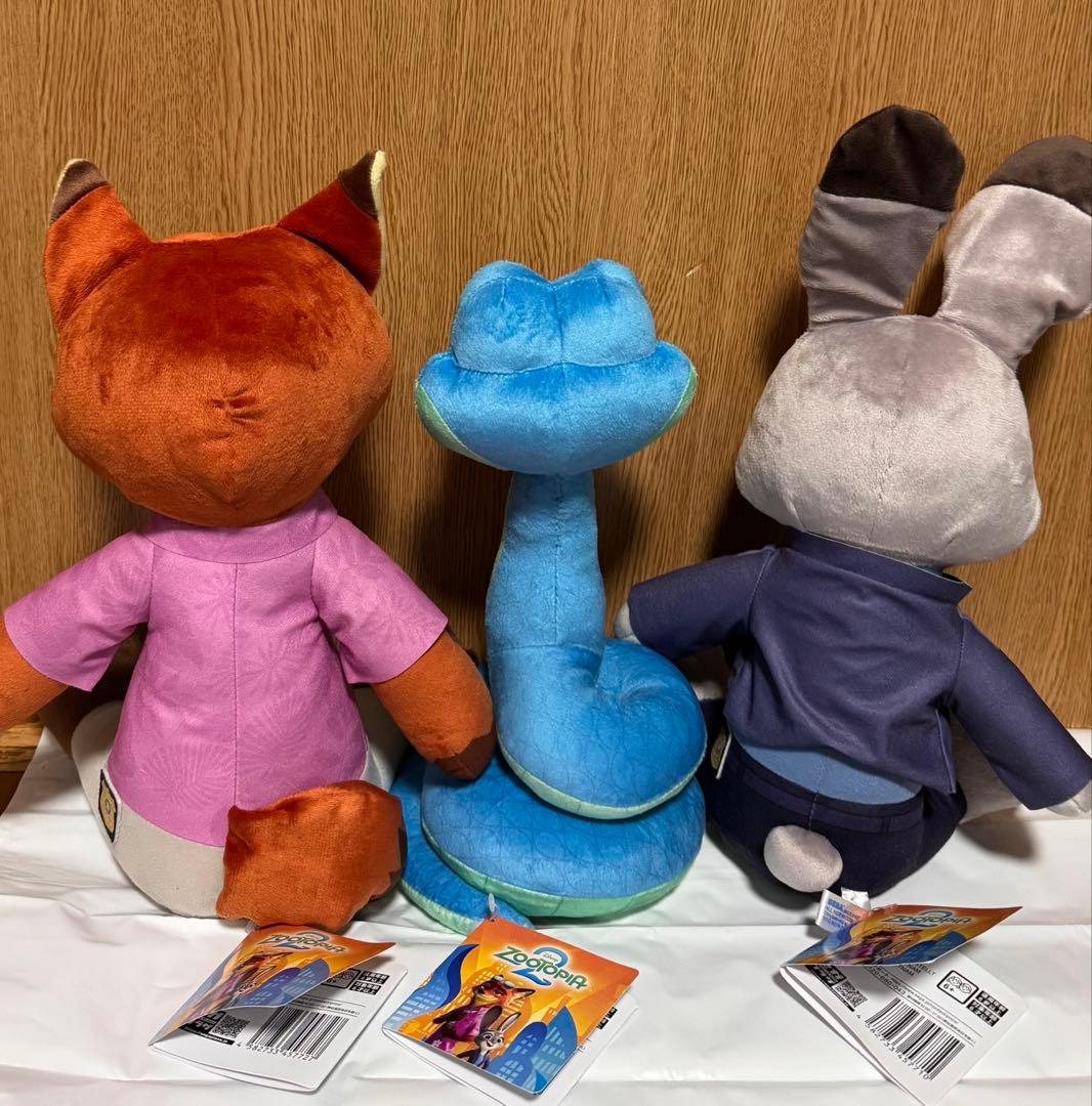 ズートピア2Lぬいぐるみジュディ ニック ゲイリー 3種セット