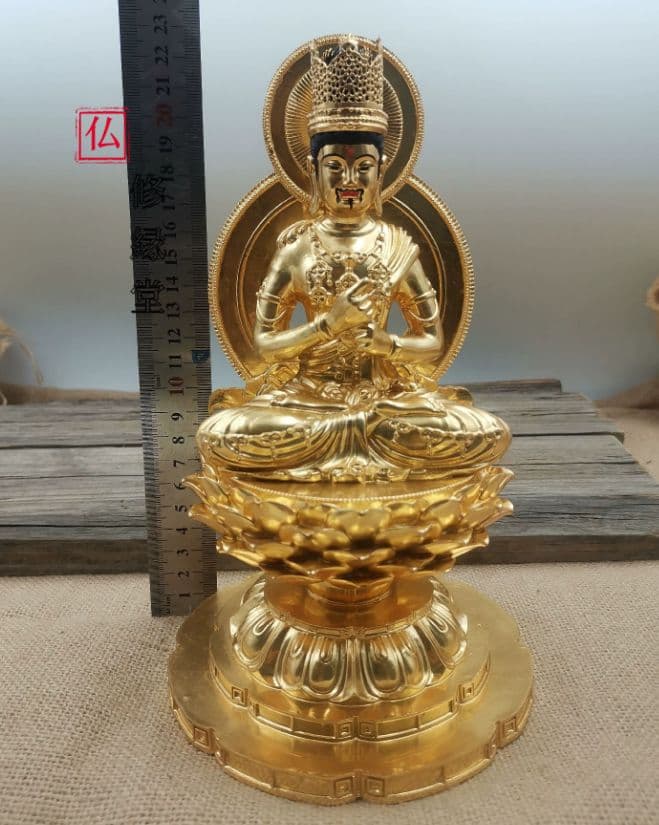 【修縁堂】 密教法具 チベット仏教美術品 大日如来観音菩薩 魔除け厄除け法器法具