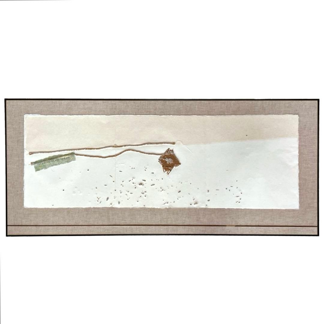 坂本龍一 「SAKAMOTO PLAYS SAKAMOTO」 額装
