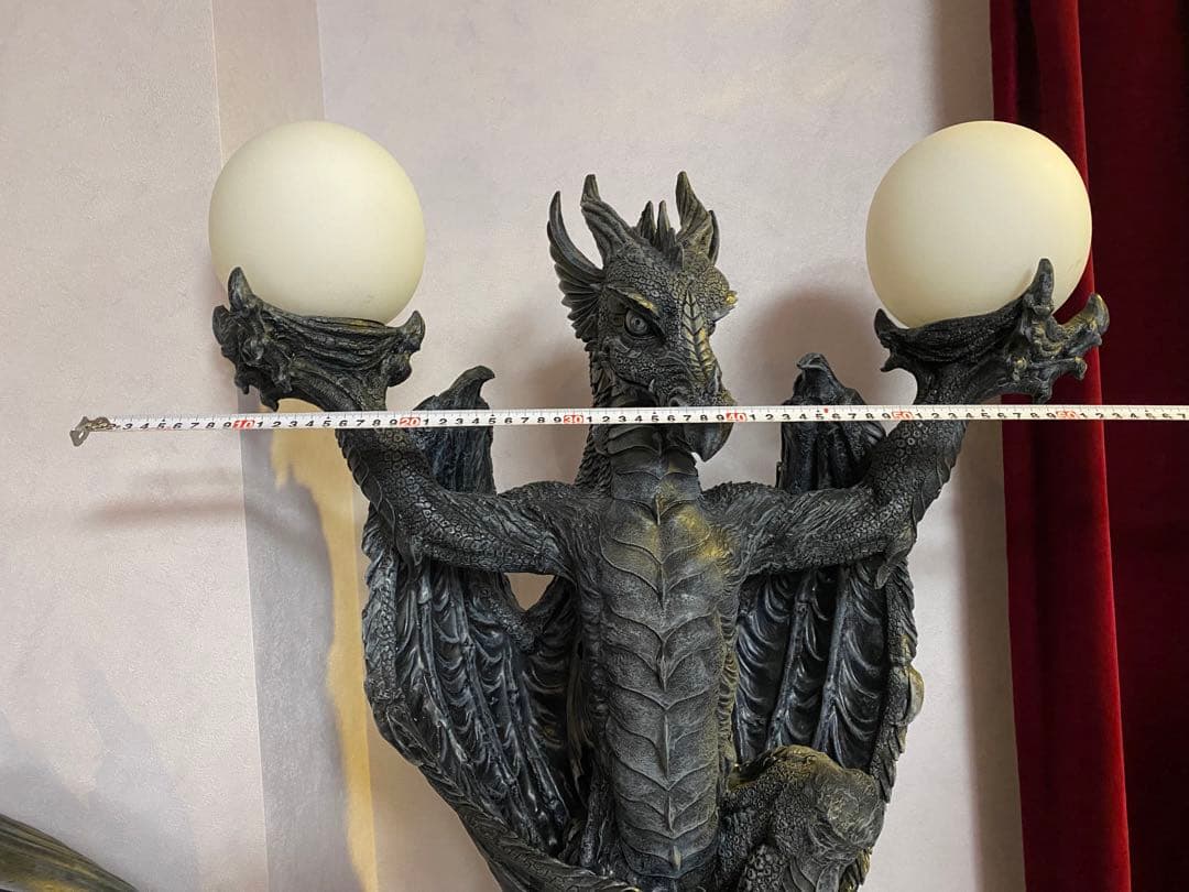 ドラゴンのランプ　飾ってただけで未使用