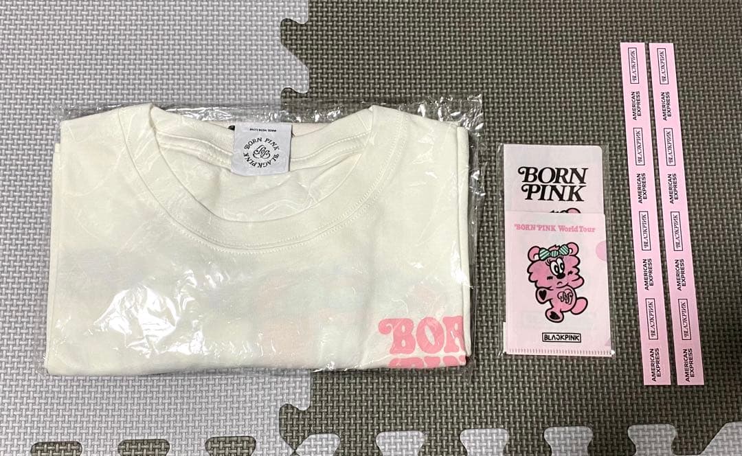 BLACKPINK bornpink Tシャツ ミニチケットホルダー ブルピン
