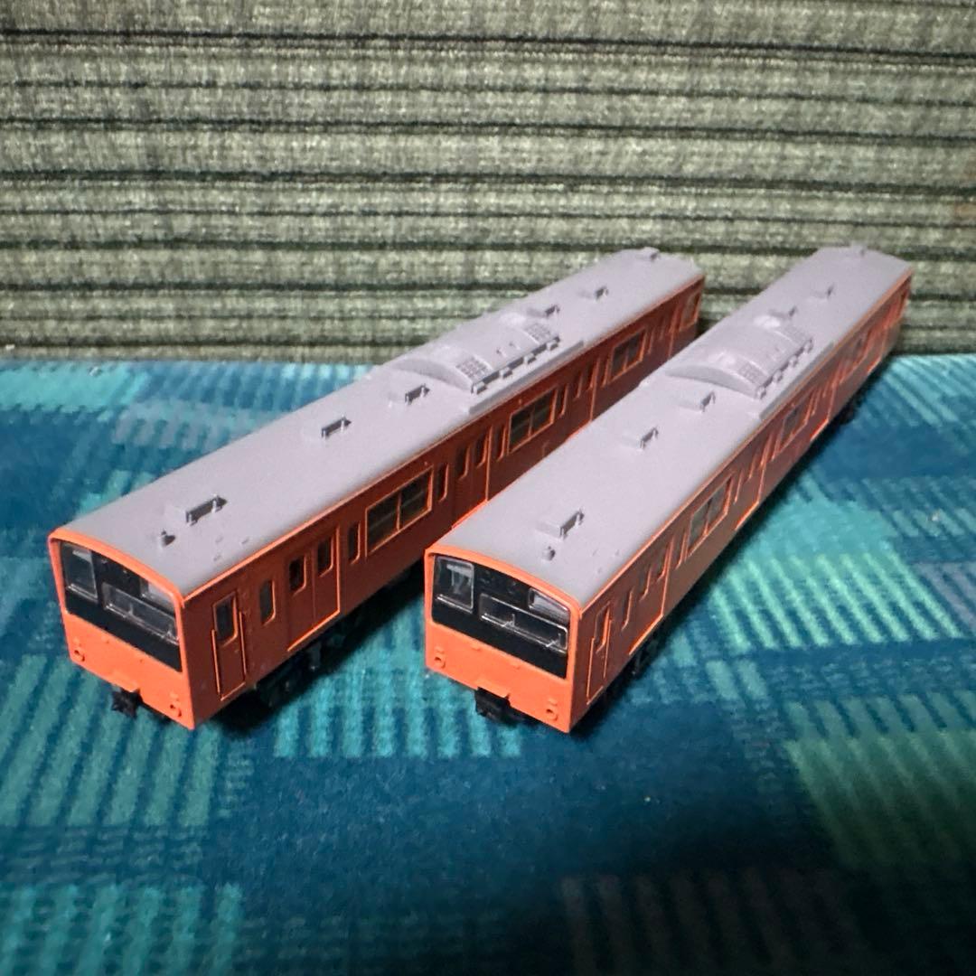 KATO 201系 試作車 オレンジ 4両セットジャンク