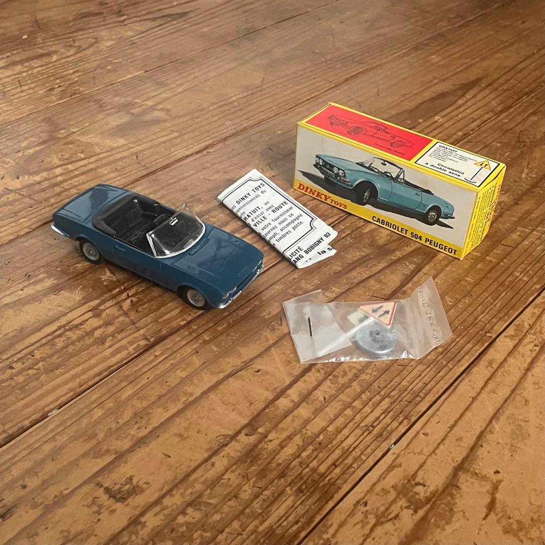 ディンキー　dinky プジョー ビンテージ　ミニカー　ディンキートイズ　レトロ