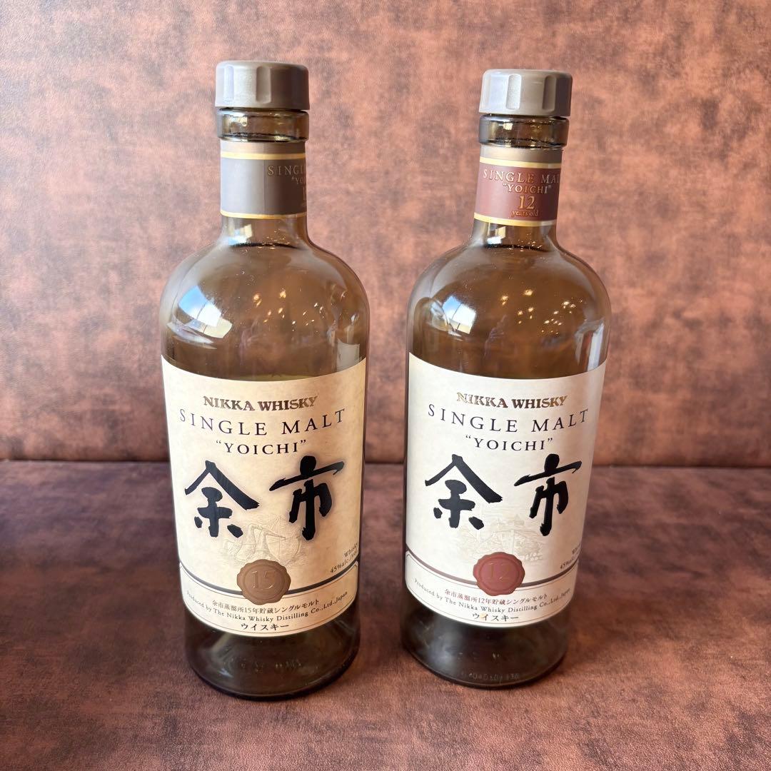 【最終値下】NIKKA シングルモルト 余市10年　箱　12年　15年　空瓶