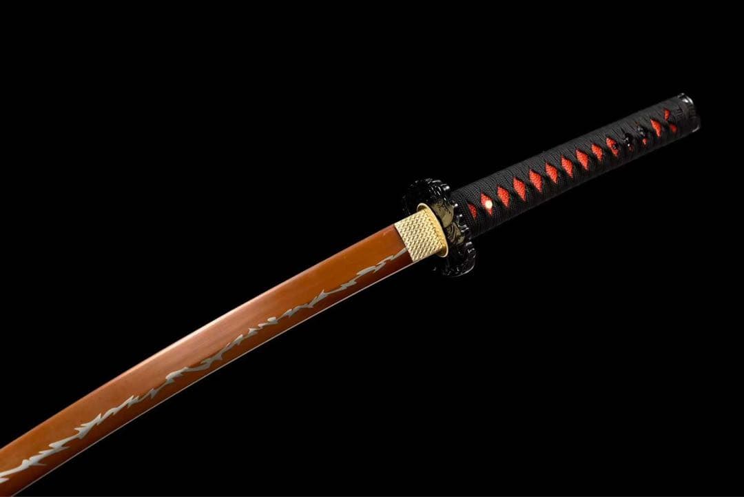 驚雷文様刀身 龍絵鞘 美術刀 刀装具 模擬刀 日本刀 模造刀 鑑賞用 武具