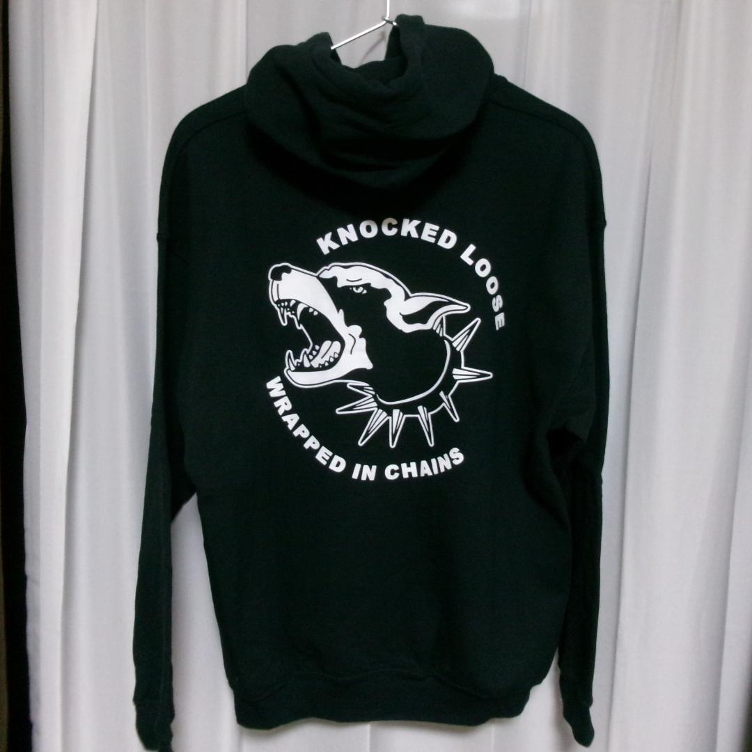 knocked loose パーカー 黒 L