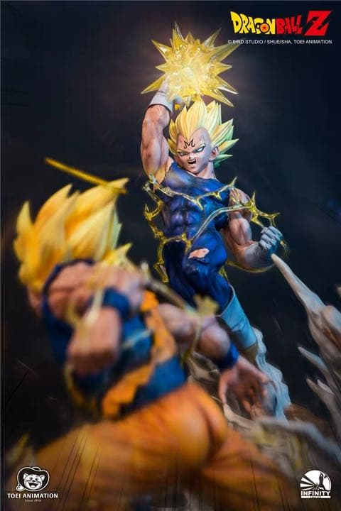 infinity  studio ドラゴンボールz 孫悟空　vs 魔人ベジータ