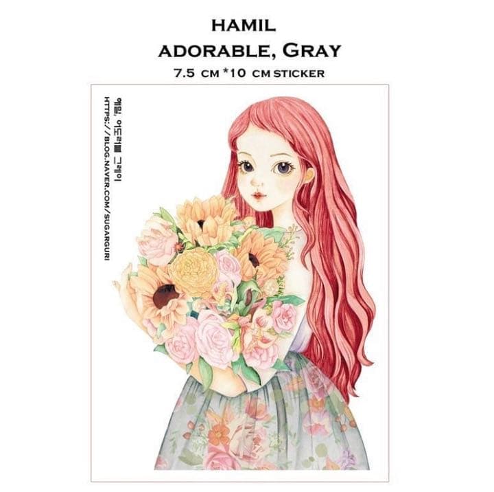 No.9【送料別】hamil ハミル ステッカー 7枚セット