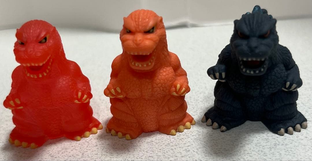 ゴジラ　指人形　怪獣集　東宝　BANDAI