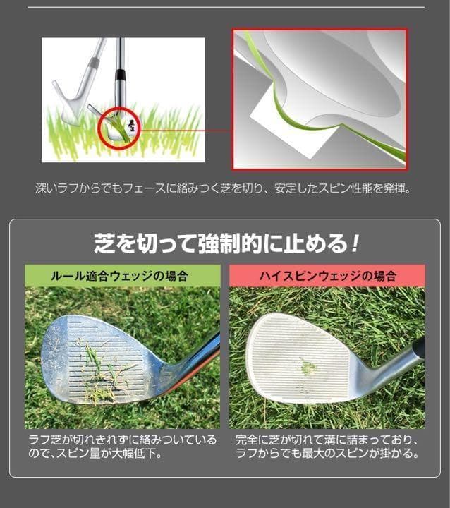 【ヘッド単品】48度も新登場! 世界最強スピン! 止まって戻って寄せワン連発!