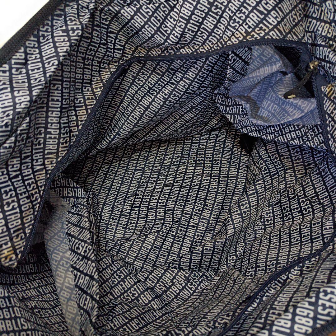 PEARLY GATES　ロッカーバッグ　ネイビー