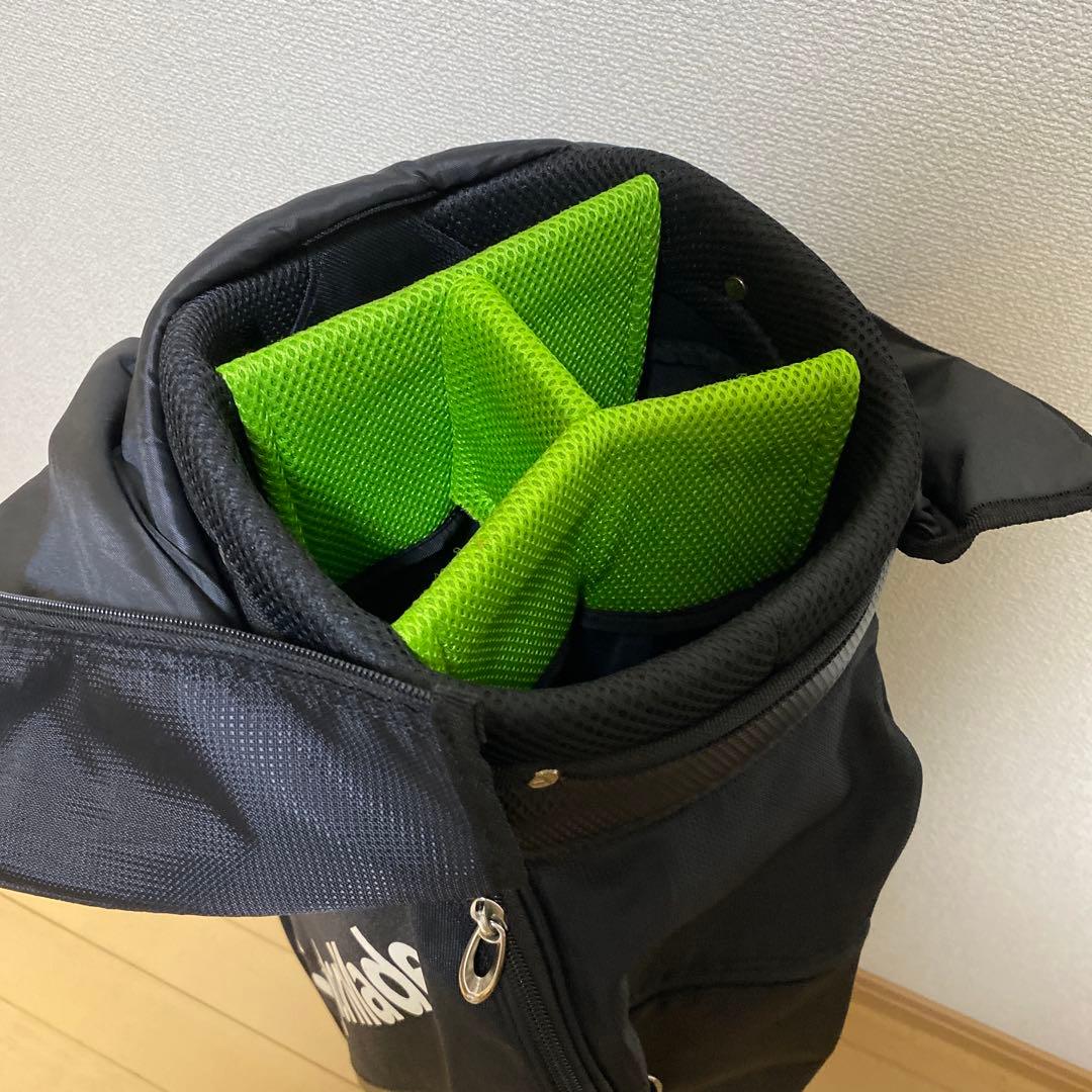ぱ*だ様 TaylorMade キャディバッグ ブラック/グリーンストライプ R