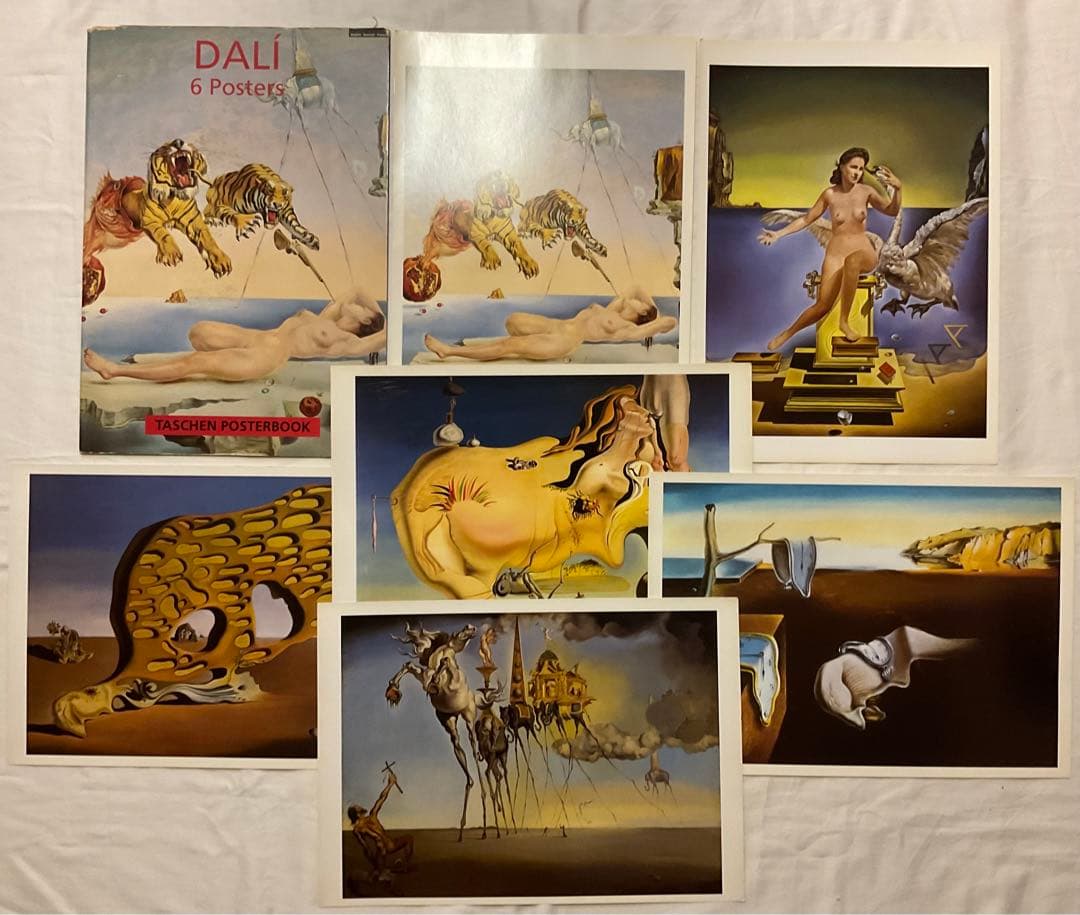 DALÍ 6 Posters TASCHEN 高品質オフセットシート6枚入り