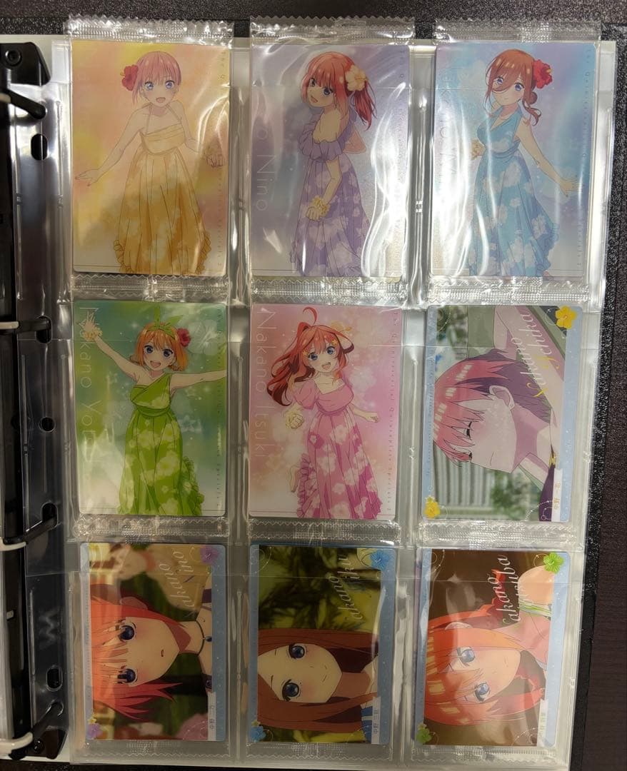 五等分の花嫁ウエハース　過去弾全てフルコンプリート品　未開封品