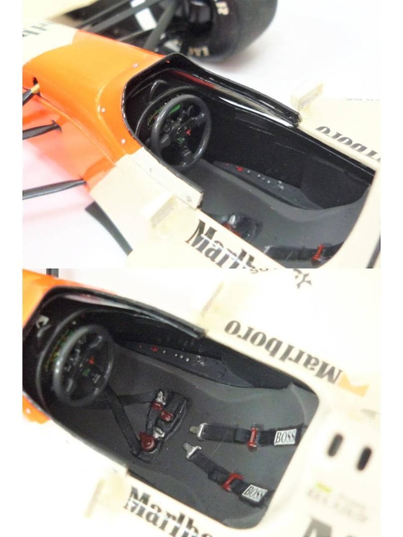 ④ タミヤ 1/20 MP4/7 セナ マクラーレン ホンダ 塗装済 完成品 a