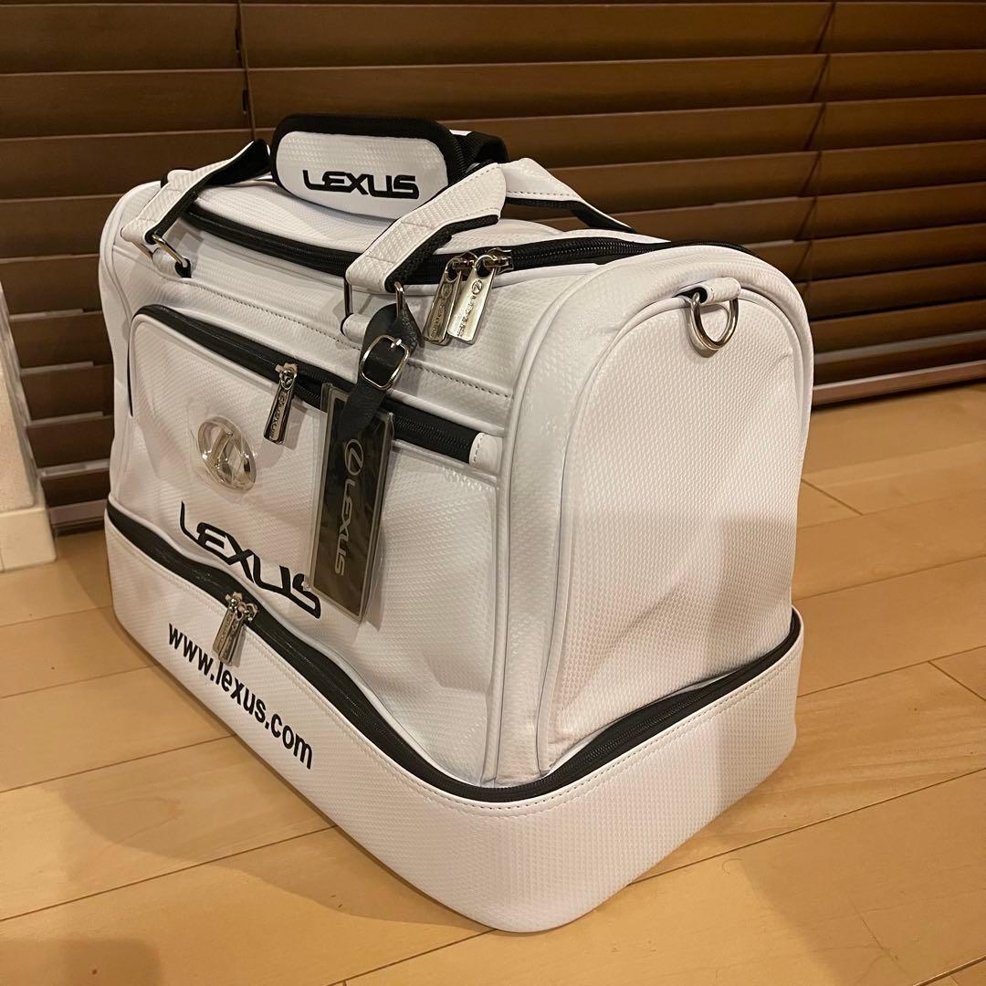 【非売品】LEXUS ゴルフバッグ ボストンバッグ ホワイト
